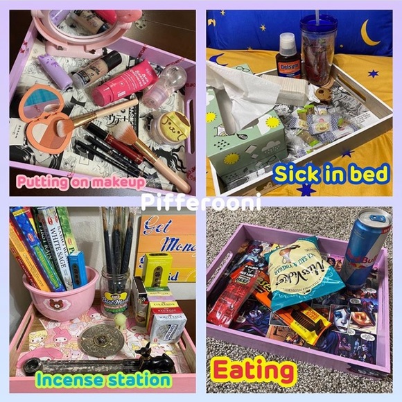 🎀 Revolutionary Girl Utena Manga Wooden Serving Tray - Picture 4 of 4